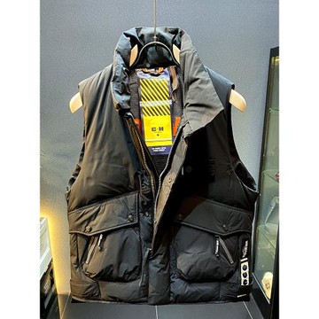 白鴨絨保暖羽絨馬甲男女2025冬季款坎肩外穿寬松馬夾立領外套背心