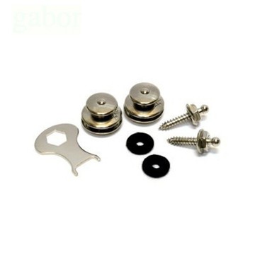 LOXX 吉他貝斯安全背帶釦  LOXX-E-XL-NICKEL 鍍鎳 厚肩帶專用 背帶扣 德製【黃石樂器】