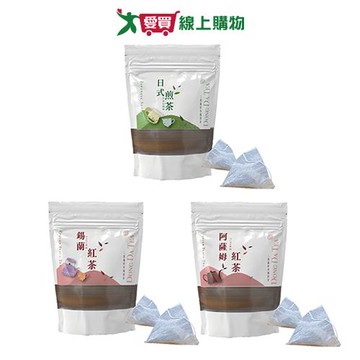 東大茶莊原葉茶包系列(錫蘭紅茶/阿薩姆紅茶/日式煎茶)(20包/袋)【愛買】