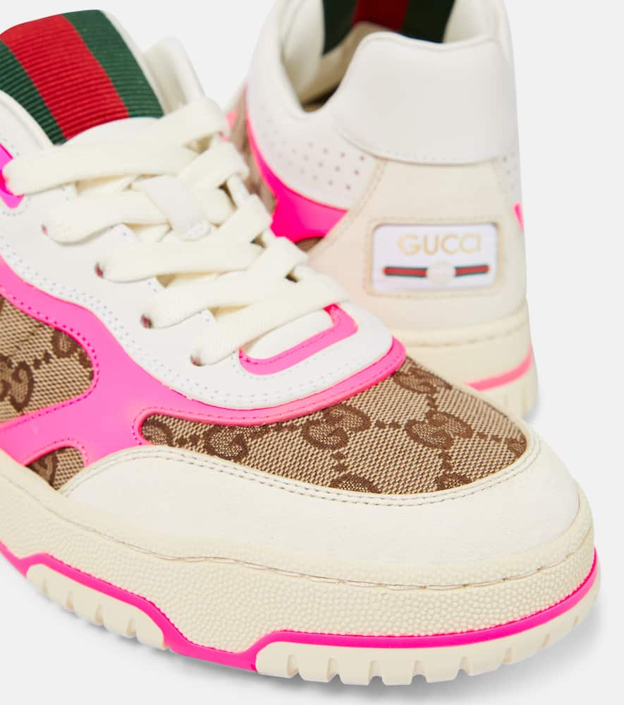 Gucci Gucci Re-Web leather sneakers