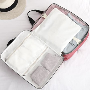 旅行袋手提包單肩男女斜挎登機行李包旅游多功能牛津布大容量時尚