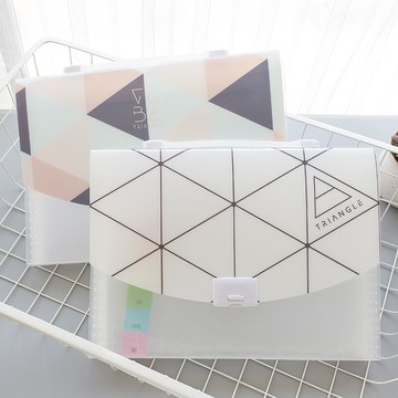 文件夾 風琴包 A4風琴文件夾多層裝卷子文件放資料試卷收納袋冊學生用神器手提盒『XY16128』