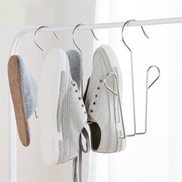 【不銹鋼晾鞋架】實心不銹鋼曬鞋架 晾鞋架 多功能曬鞋架 不鏽鋼防風晾鞋架 室外鞋子挂鈎 鞋架 晾曬架 曬鞋架