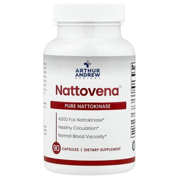 Arthur Andrew Medical, Nattovena，純 納豆激酶，200 毫克，90 粒膠囊
