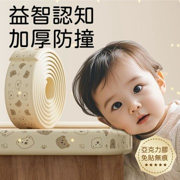 🍃高雄出貨🌸寶寶防撞條 牆角包邊 防磕碰軟條 窗臺桌角 小熊數字款 環保無毒 多款花色 可裁剪長度 嬰兒房適用 裁切