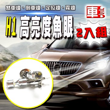 【車的LED】勁亮 6LED魚眼燈30w白光 2入組
