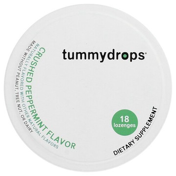 Tummydrops, 壓碎薄荷，18 片