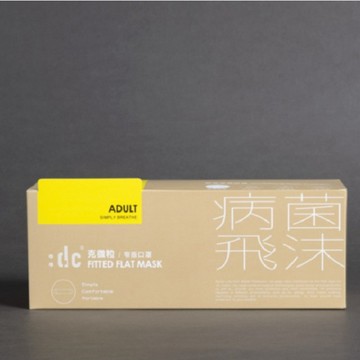 :dc :dc克微粒 奈米薄膜窄版口罩 (健康防護 12片/盒)