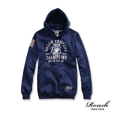 Roush 盾牌飛靴美式刷毛帽TEE(2411607)