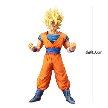 萬代正版 眼鏡廠七龍珠 超級賽亞人 孫悟空 燃燒的戰士 景品手辦