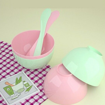 光面彩色面膜碗/光面面膜棒/ 小三件調面膜量勺  面霜勺刮板面膜勺 小挑棒 化妝品分裝小勺子