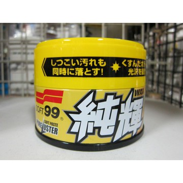SOFT 99 純輝軟蠟 清潔去污 恢復光澤 適任何車色 (99-CA001)【業興汽車百貨】