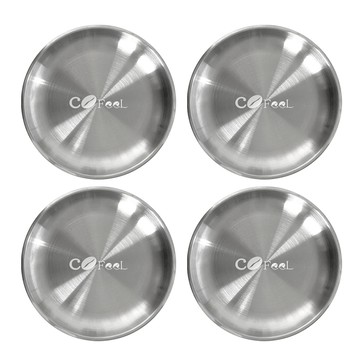 CoFeel 凱飛304不鏽鋼韓式小菜盤/醬料盤14cm 4入
