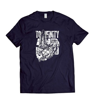 飛翔宇宙浩瀚無垠-T-shirt 白/黑/灰/藏青