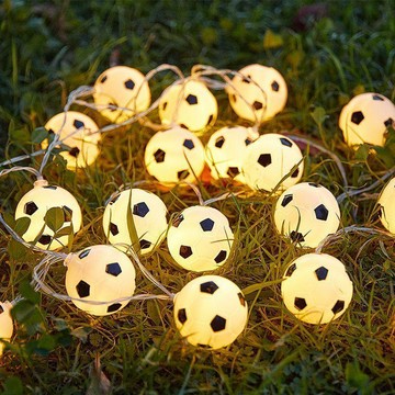 【世界盃】⚽️臺灣出貨⚽️led足球彩燈燈串歐洲盃節日商場房間戶外陽臺庭院裝飾酒吧氛圍燈 2026美加墨世界盃周邊