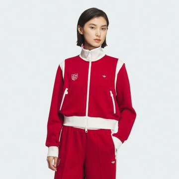 【adidas 愛迪達】 RETRO SPORT SPORTY CLUB 運動外套 女 - Originals KG8221