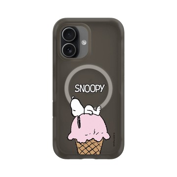 iPhone 17 AirX 本質黑 - 史努比 Snoopy - 冰淇淋甜筒