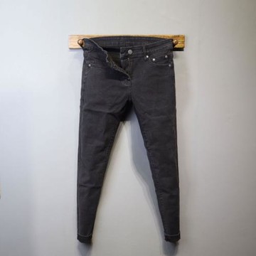 網紅黑色牛仔褲男春秋九分褲男韓版社會精神小伙修身彈力小腳褲潮