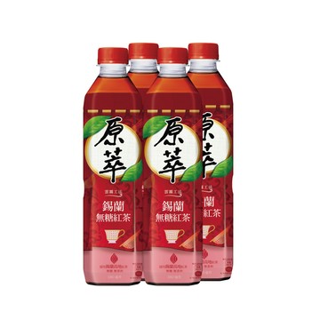 原萃 錫蘭無糖紅茶寶特瓶580ml (4入/組)(無糖)