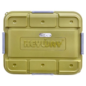 KEYWAY 聯府 SUV多功能滑輪掀蓋整理箱 90L  608 x 503 x 447mm  綠色  1個