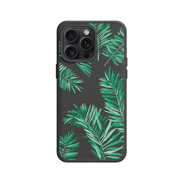 iPhone 15 Pro Max SolidX 黑 - 花花草草 / Flowers & Plants - 草綠系列-綠葉1