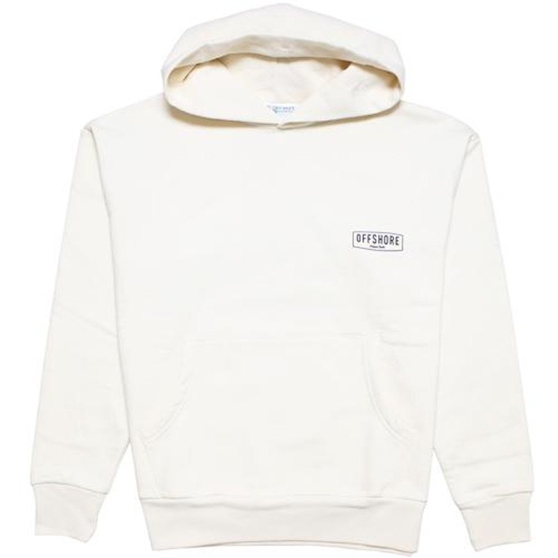 OFFSHORE/オフショア SURFGIRL HOODIE OFFWHITE ドロップショルダー プルオーバーパーカー LINEショッピング