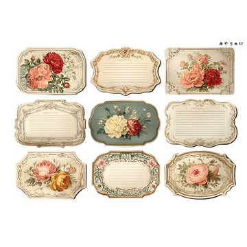 【10月新作】20-103-0123 裁切紙・拼貼素材