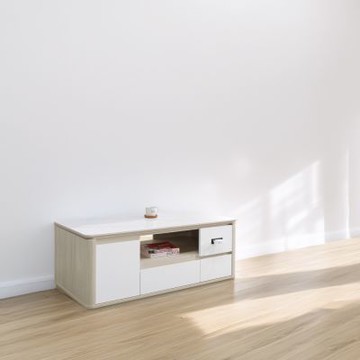 文創集 波利4尺岩板大茶几(二色可選)-120x60x51cm免組