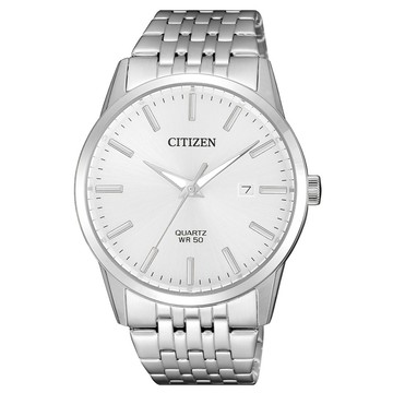 CITIZEN 一品雅爵夜光石英腕錶/銀-BI5000-87A