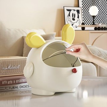 OAK&FIR 玄關多功能收納盒, 奶油白 + 黃色