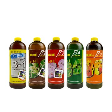 【蔬菜工坊】施達必旺300cc (3罐/組) 活力素(B-1) 成長肥(B2) 開花用肥(B3) 養葉肥(B4) 海藻肥(B-5) 適用各作物營養液體肥料活力素B-1 300cc(3罐/組)