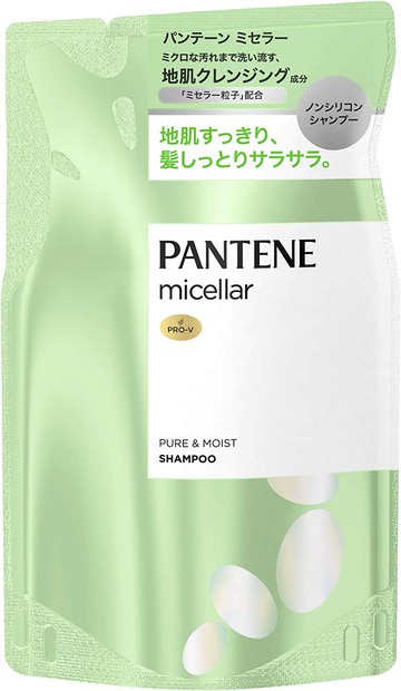 P & G Pan Tane Misser Non -Siri Con shampoo Pure & Moist Refill 350ml