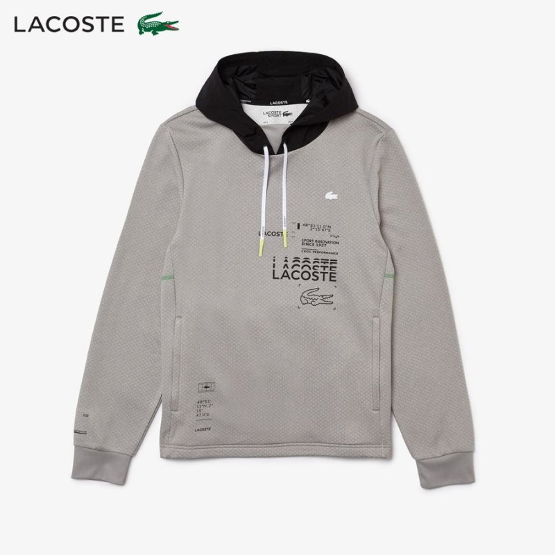 ラコステ LACOSTE テニスウェア メンズ マルチプリントジャージ