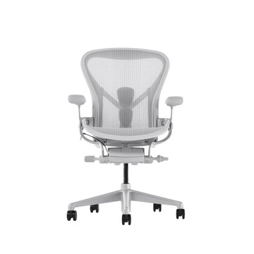 Herman Miller 【Ystore雅浩家具】Aeron 旗艦款_礦石霧白 A尺寸(人體工學椅/電腦椅/辦公椅)