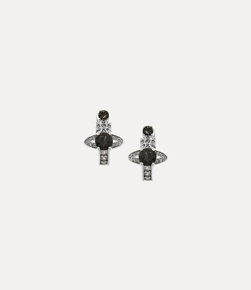 Vivienne Westwood Maitena Earrings Platinum-grey-cz Platinum-grey-cz Women