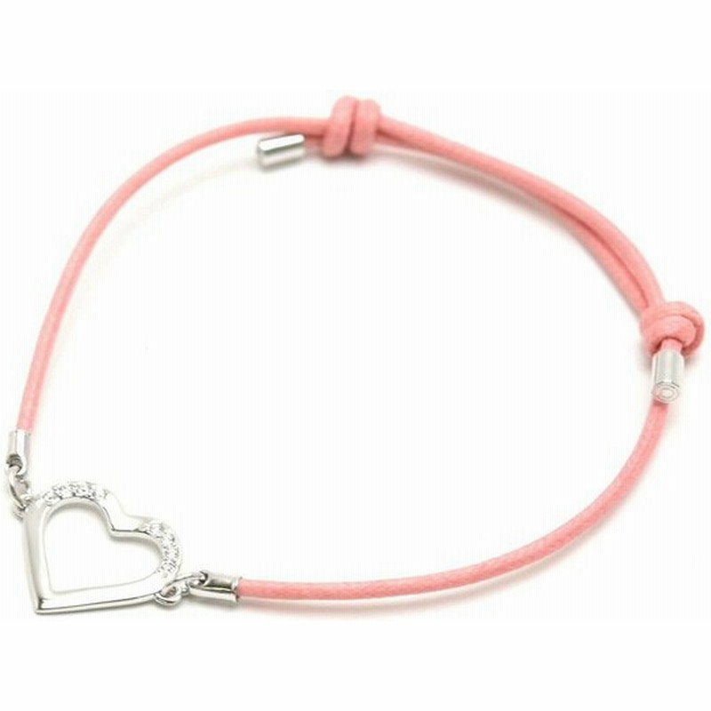Swarovski スワロフスキー ブレスレット ハート ラインストーン シルバーカラー ピンク 中古 U 通販 Lineポイント最大0 5 Get Lineショッピング