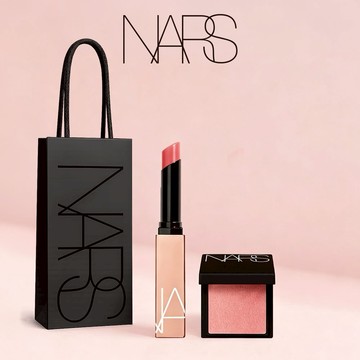 甜蜜送禮首選💗【NARS】水光唇膏1+1組｜贈迷你腮紅(色號任選)🌹超心動莓果甜粉 畢業禮物/畢業快樂