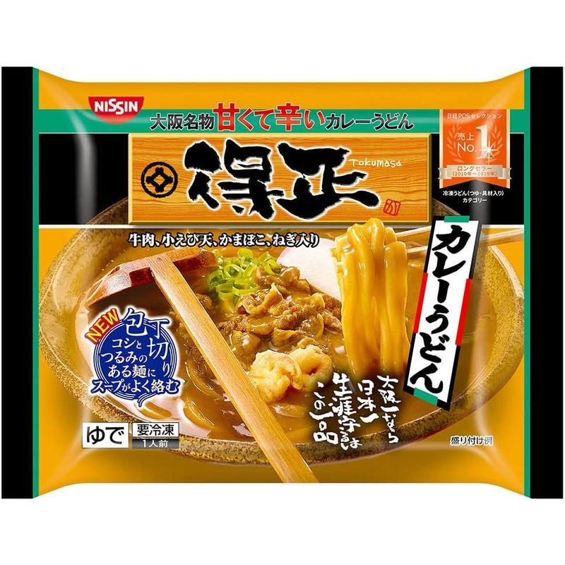 冷凍日清 得正 カレーうどん X6袋