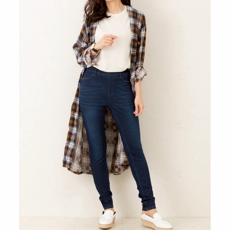 Perky Room Wheart 吸光発熱ニットデニムレギンス Women パンツ デニムパンツ 通販 Lineポイント最大0 5 Get Lineショッピング