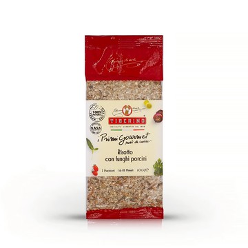 【Tiberino】牛肝菌義式燉飯1包(200克) 3步驟/真空料理包/正宗義式風味/義大利原裝/植物五辛素