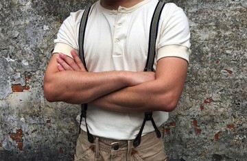 Organic Cotton Henley Shirt 重磅有機棉亨利衫 無性別穿搭