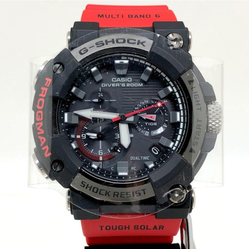 日本専門店 フロッグマンGWF-A1000 1A4JF FROGMAN CASIO レッド