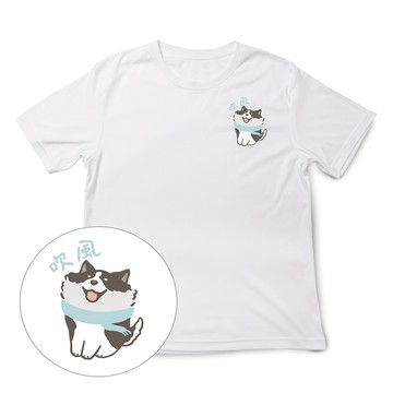 JZ TEE 哈士奇-吹風 印花短袖T恤