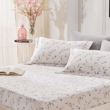 床包組-內含床包+枕套/天使天絲/2201森林精靈