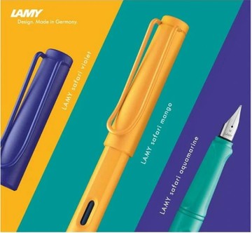 LAMY 德國  SAFARI狩獵系列 2020限定色 Candy繽紛魔力色彩 鋼筆(21)三色可選購 附贈吸水器