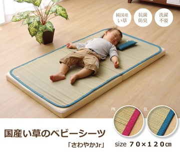 日本製 2色 IKEHIKO 夏日涼感墊 70×120cm  九州藺草涼蓆