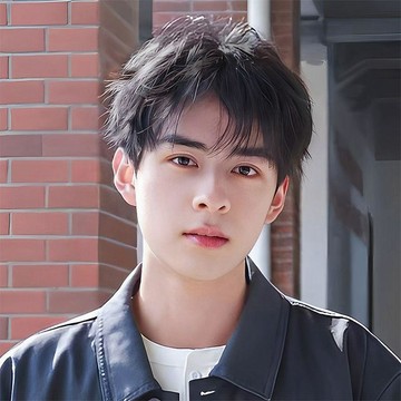 假髮男短髮 中分劉海 韓版帥氣 仿真頭套 自然直髮 個性百搭 全頭套式