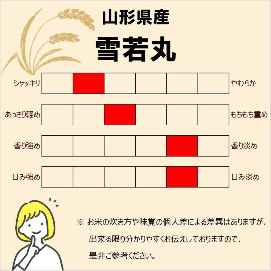 雪若丸 山形 10kg 米 5kg×2 ごはん 白米