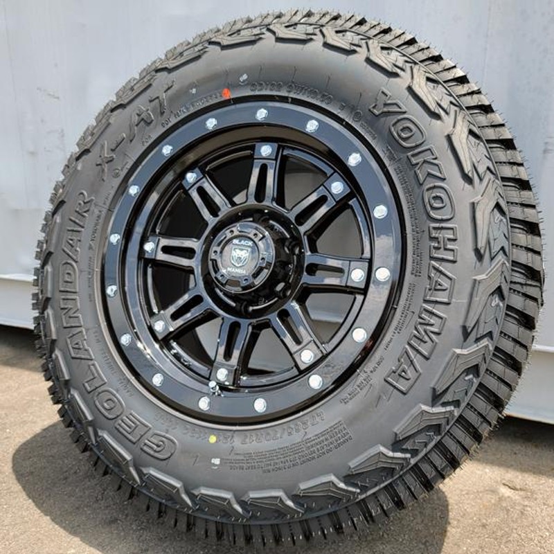 ランドクルーザー プラド ハイラックス サーフ 17インチ 265/65R17 265/70R17 285/70R17 タイヤホイールセット 4本  139.7 6H ヨコハマ ジオランダーX-AT G016 | LINEブランドカタログ