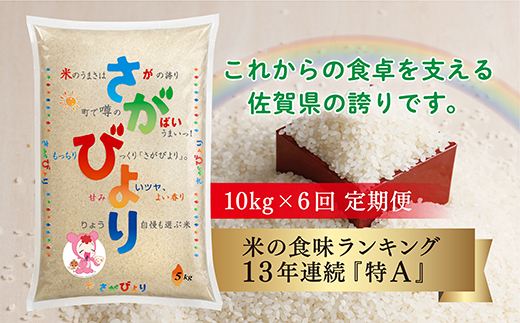 ｋ−１４ 佐賀県産 さがびより 10kg×6回